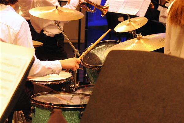 Students performing at the 2023-2024 All County Jazz Concert